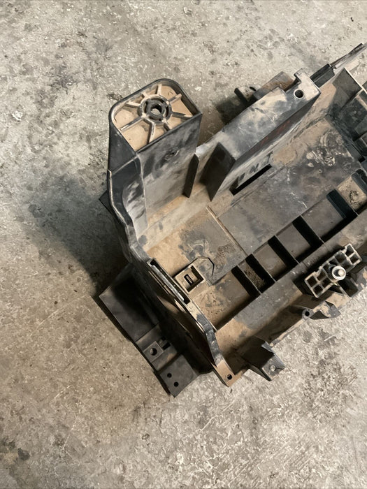 2017 RAM 3500 LARAMIE DIESEL 6.7L LEFT DRIVER BATTERY TRAY OEM 2013-2018~DAMAGE~