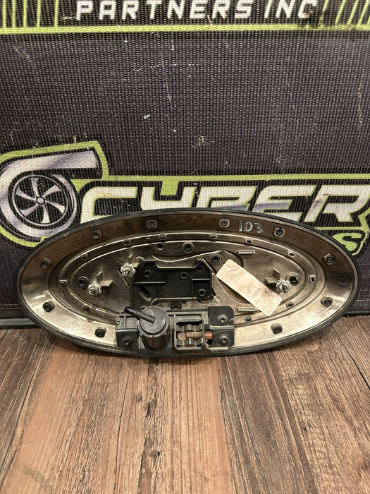 2023-2024 FORD F250 FRONT GRILLE EMBLEM W CAMERA ASSEMBLY OEM *SCUFFS #4*