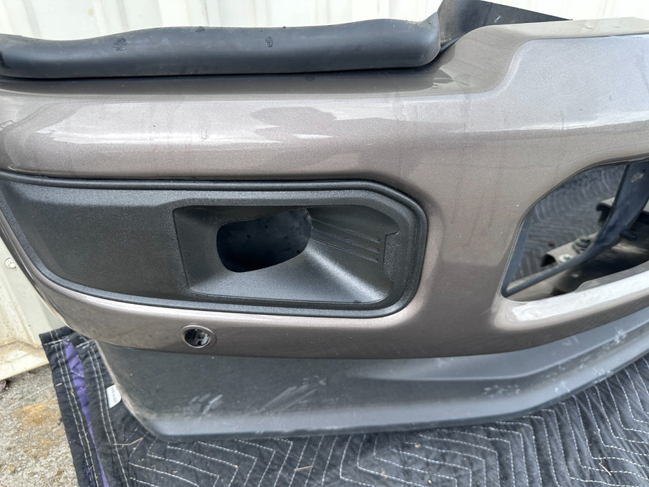 2023 2024 2025 FORD F250 F350 FRONT BUMPER ASSEMBLY STONE GRAY ~PAINT CHIP~