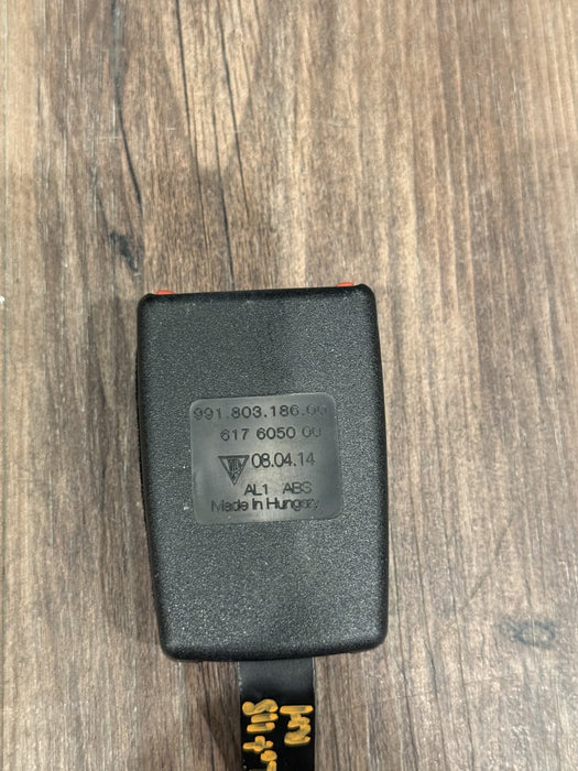 2014 PORSCHE 911 TURBO S 991 REAR RIGHT SEATBELT BUCKLE OEM 99180318600