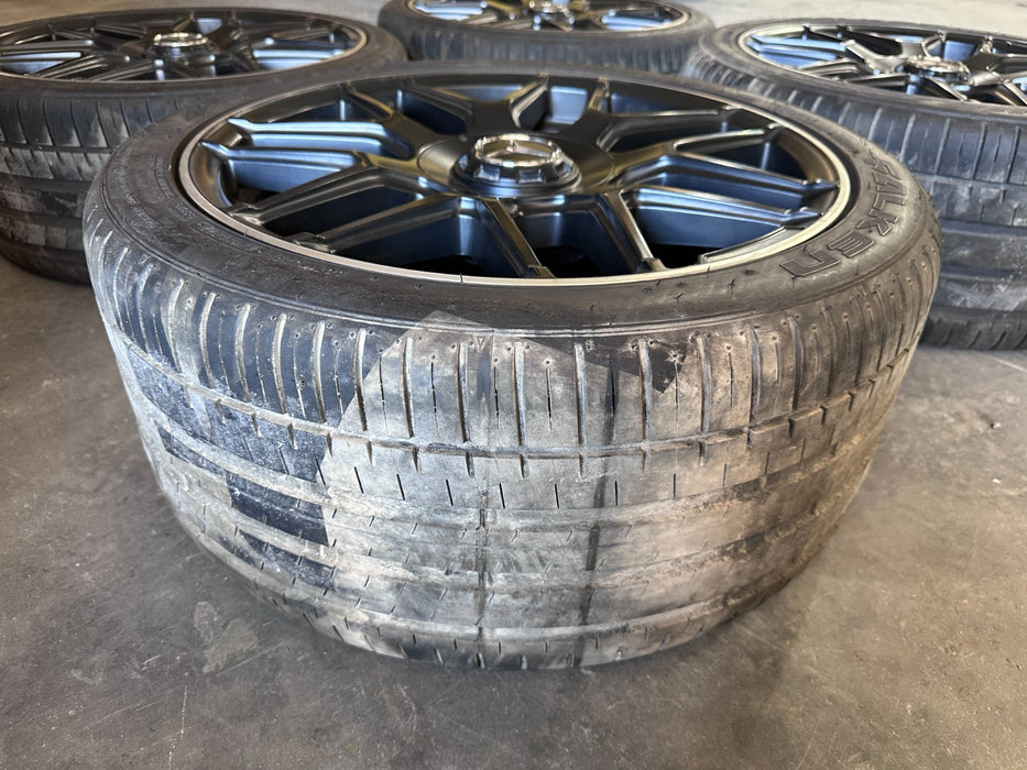 2015 MERCEDES-BENZ C63S AMG AFTERMARKET WHEELS RIMS TIRES SET 19X8.5 19x9.5 READ