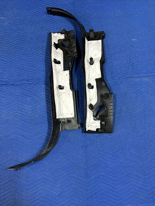 2019 FORD F250 PLATINUM REAR LEFT RIGHT PAIR C-PILLAR TRIM PANEL OEM ~SCRATCHES~