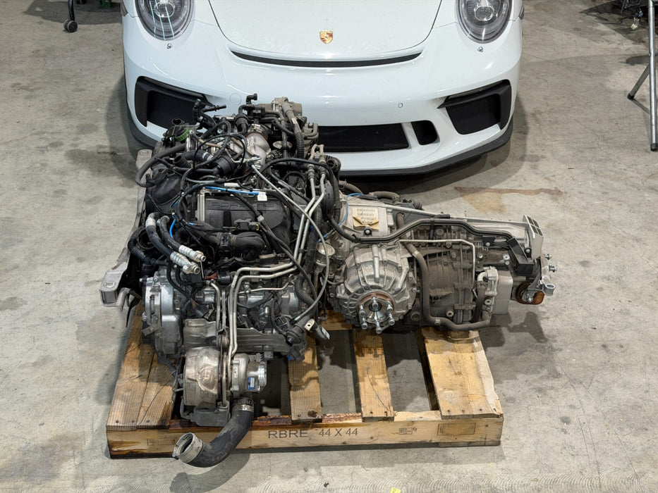 2014 PORSCHE 911 TURBO S 991 3.8L ENGINE PDK TRANSMISSION ByDesign 68MM Turbos