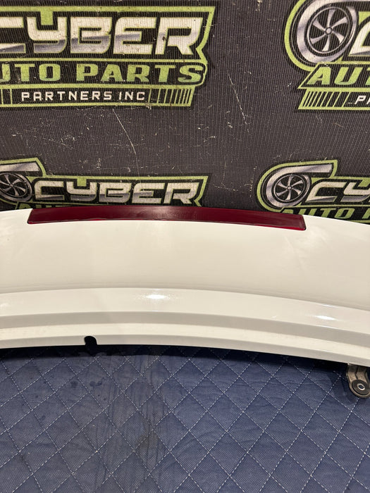 2014 PORSCHE 911 TURBO S 991 REAR ACTIVE SPOILER WING BASE W 3RD BRAKE LIGHT OEM
