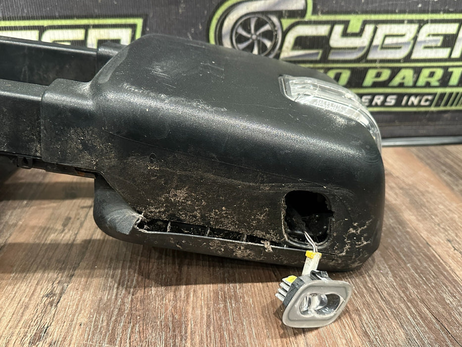 2017-19 FORD F250 F350 F450 LEFT TOW MIRROR W CAMERA OEM *DAMAGED*
