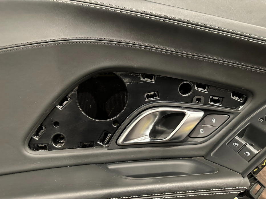 2017 AUDI R8 SPYDER PLUS DRIVER LEFT DOOR PANEL TRIMS OEM 4S7 867 105