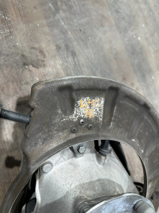 2014 PORSCHE 911 TURBO S 991 FRONT RIGHT HUB KNUCKLE SPINDLE OEM