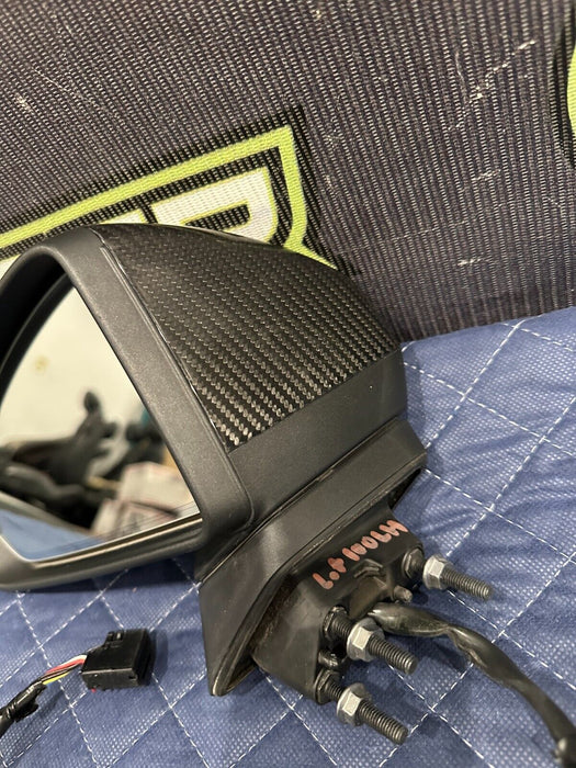 2017-18 AUDI R8 PLUS FRONT LEFT DRIVER DOOR MIRROR ~CARBON FIBER~