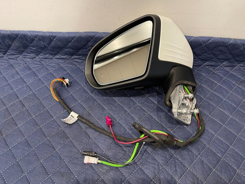 2017 MERCEDES-BENZ C63 AMG C205 COUPE DRIVER DOOR MIRROR W/ CAMERA OEM WHITE