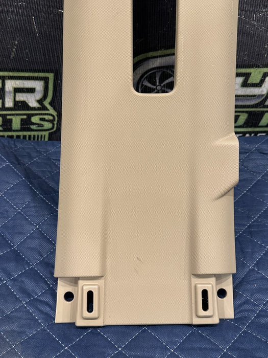 2017-2019 FORD F350 F450 LARIAT LEFT RIGHT UPPER B PILLAR TRIMS OEM ~SCRATCHES~