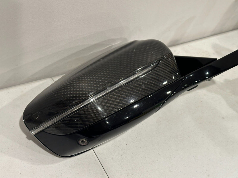 2020-2023 BMW M8 840i 850i G14 PASSENGER RIGHT DOOR MIRROR CARBON FIBER OEM