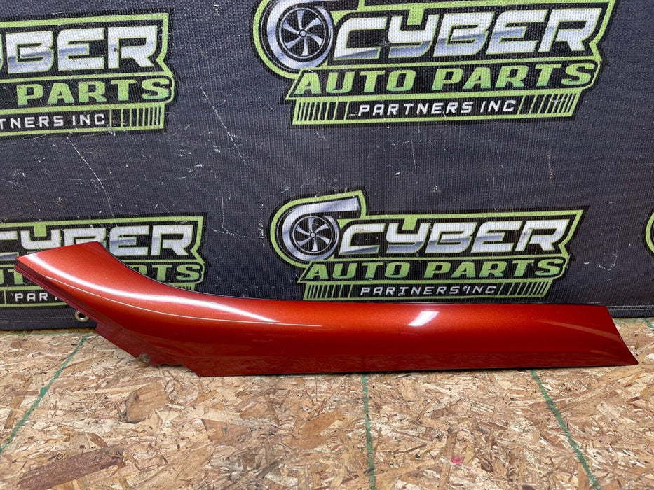 2016 NISSAN 370Z CONVERTIBLE DRIVER EXTERIOR A PILLAR TRIM *MAGMA RED* OEM