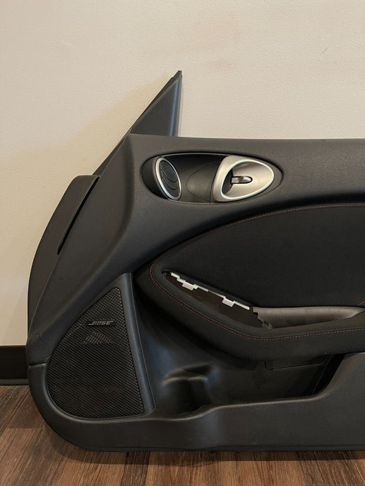 2014 NISSAN 370Z NISMO FRONT PASSENGER RIGHT DOOR PANEL OEM *SMALL TEAR *