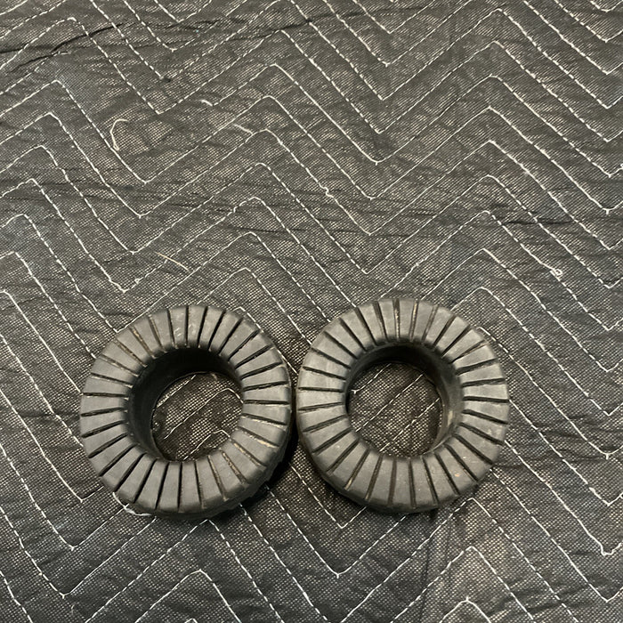 2015 DODGE HELLCAT REAR UPPER COIL SPRING RUBBER CAP MOUNT ISOLATOR SET OEM