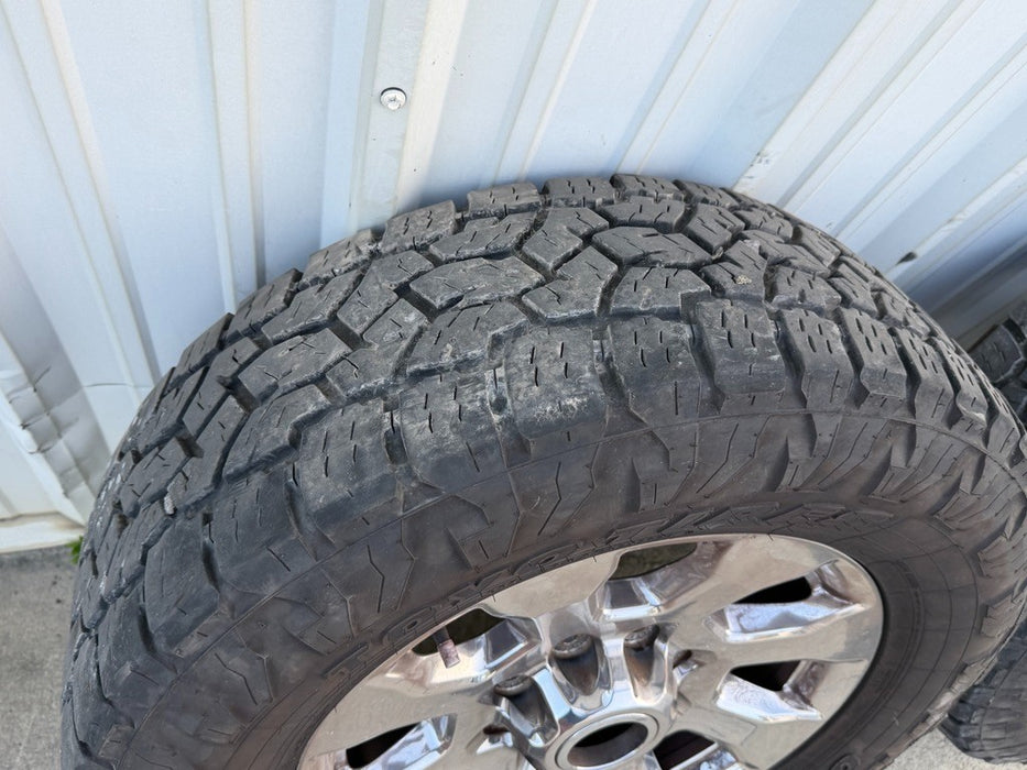 2017 FORD F250 KING RANCH WHEELS RIMS 35X11.50R20 TOYO OPEN COUNTRY A/T TIRES