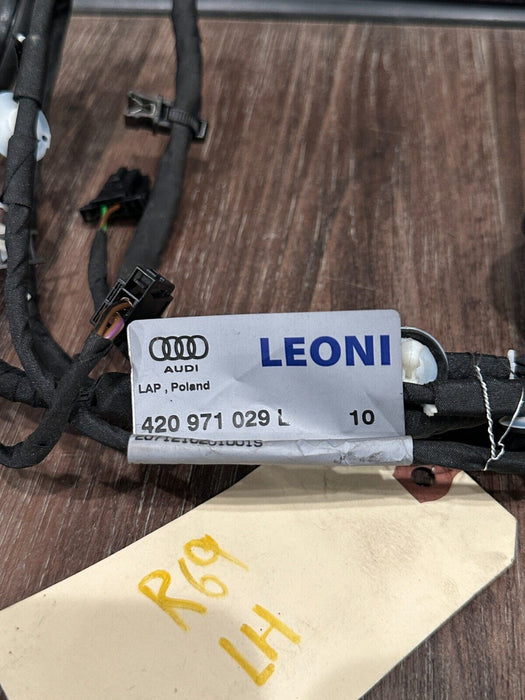 2012 AUDI R8 FRONT DRIVER LEFT DOOR WIRING HARNESS OEM 420 971 029