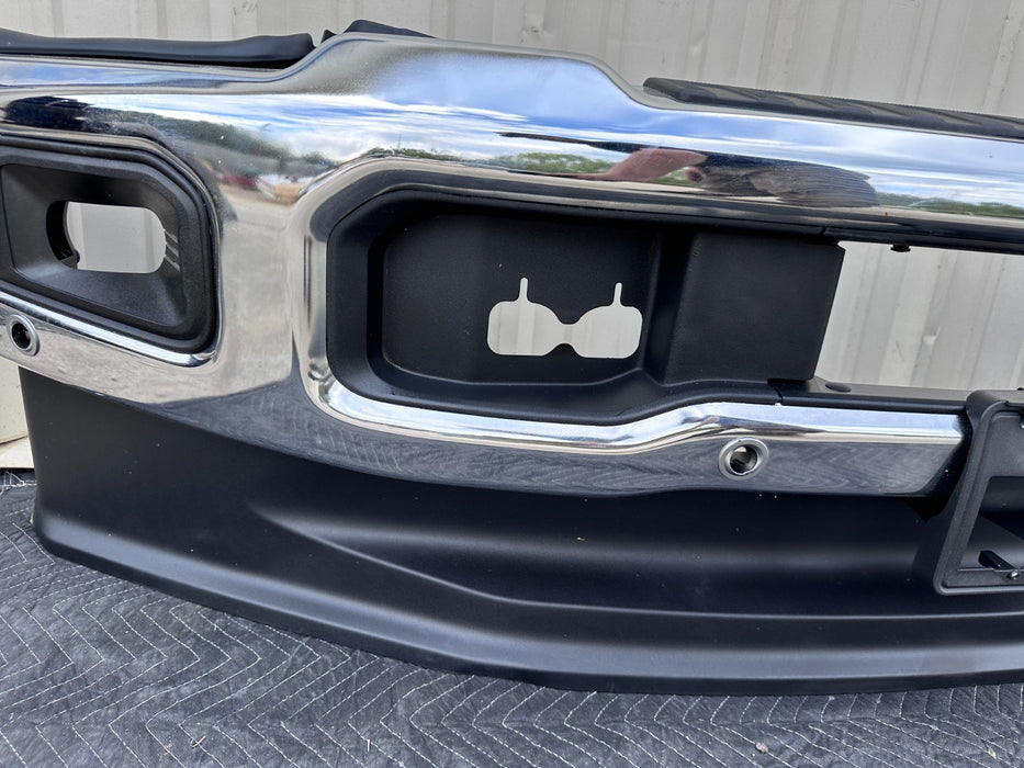 2023 2024 2025 FORD F250 F350 FRONT BUMPER ASSEMBLY CHROME OEM
