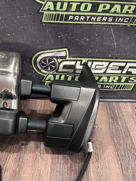 2017 NISSAN TITAN XD RESERVE RIGHT CHROME MIRROR W CAMERA OEM 96301 EZ92A