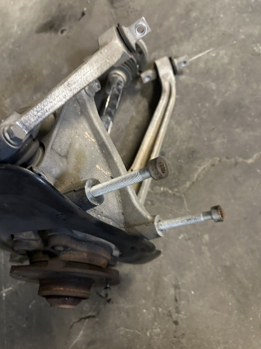 2017 AUDI R8 5.2L V10 REAR RIGHT KNUCKLE CONTROL ARM W/ AXLE ASSEMBLY 2018 OEM