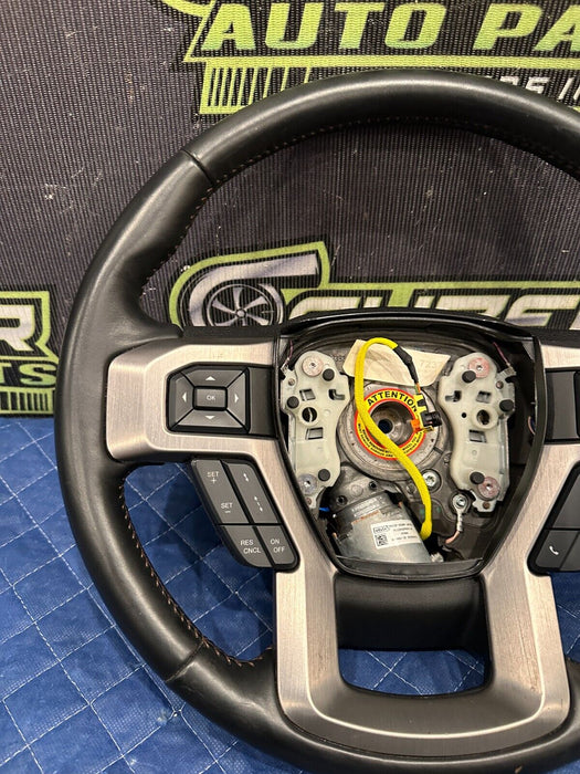 2019 FORD F250 F350 PLATINUM STEERING WHEEL ADAPTIVE CRUISE W/ STEERING~READ~