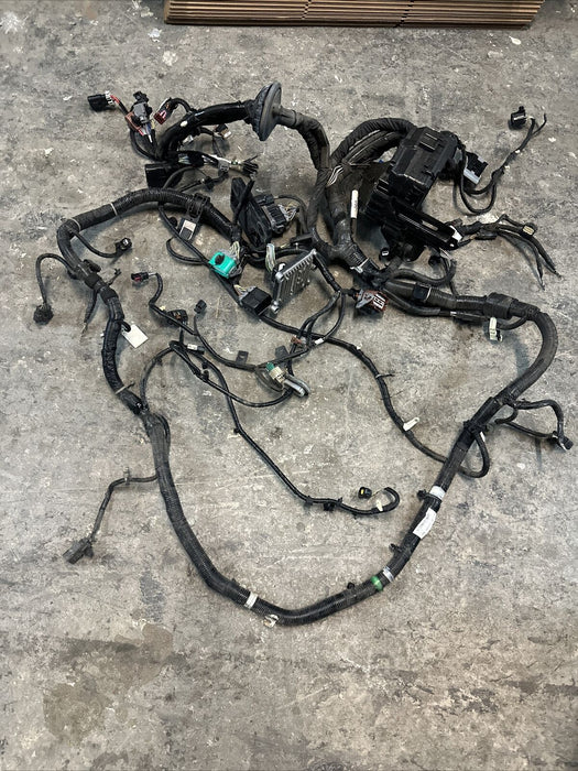 2021 FORD F450 PLATINUM DIESEL ENGINE BAY WIRING HARNESS LC3T 12A581 AAD OEM