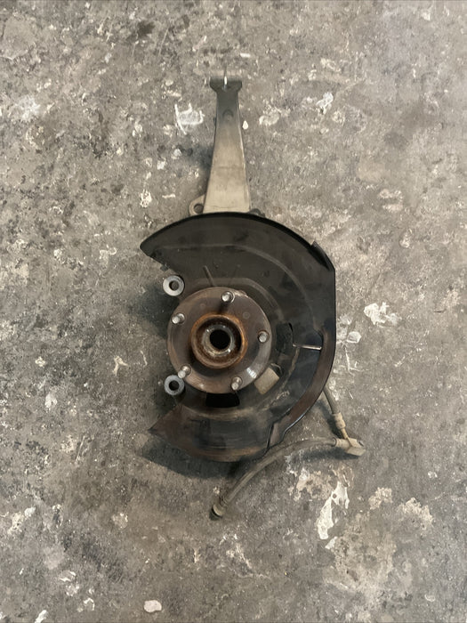 2014 INFINITI Q50 OEM SPINDLE W/ BRAKE LINE FRONT LH