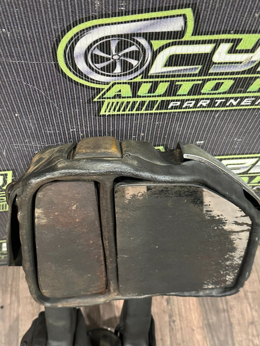 2017-2022 FORD F250 F350 F450 XLT DRIVER LEFT TOW MIRROR OEM ~FIRE DAMAGE~