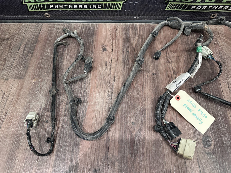 2020-2022 FORD F450 DUALLY BED TAIL LIGHT WIRING HARNESS OEM LC3T-13A409-AC