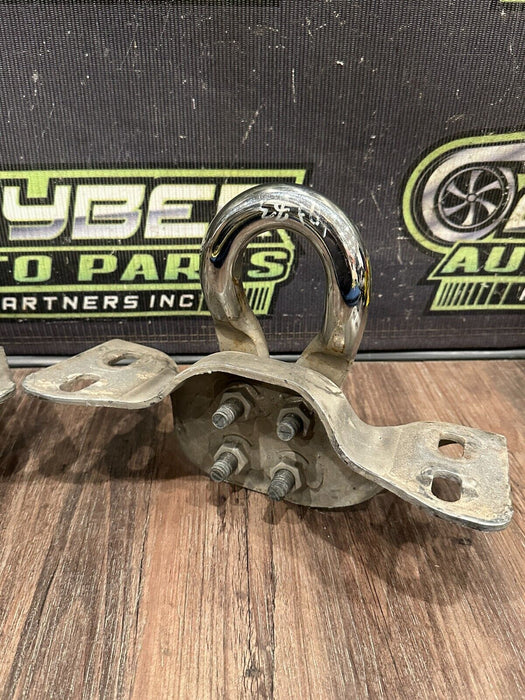 2017-21 FORD F250 F350 SUPERDUTY FRONT BUMPER LEFT & RIGHT TOW HOOKS OEM