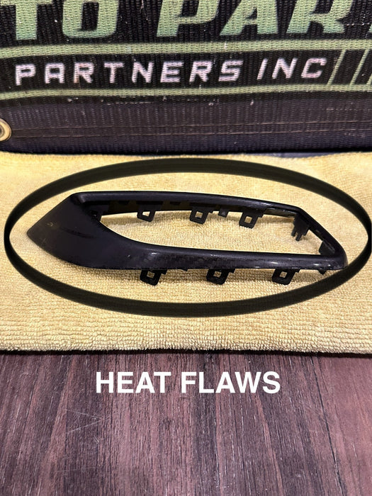 2021 AUDI R8 LEFT DOOR PANEL CARBON FIBER AIR VENT TRIM OEM *HEAT FLAW/READ*