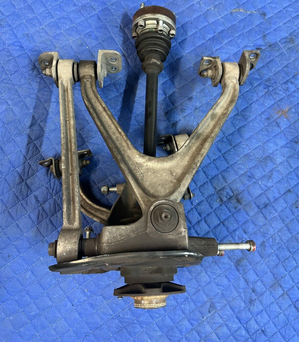2012 AUDI R8 4.2L V8 OEM REAR LEFT DRIVER SUSPENSION KNUCKLE CONTROL ARM W/ AXLE