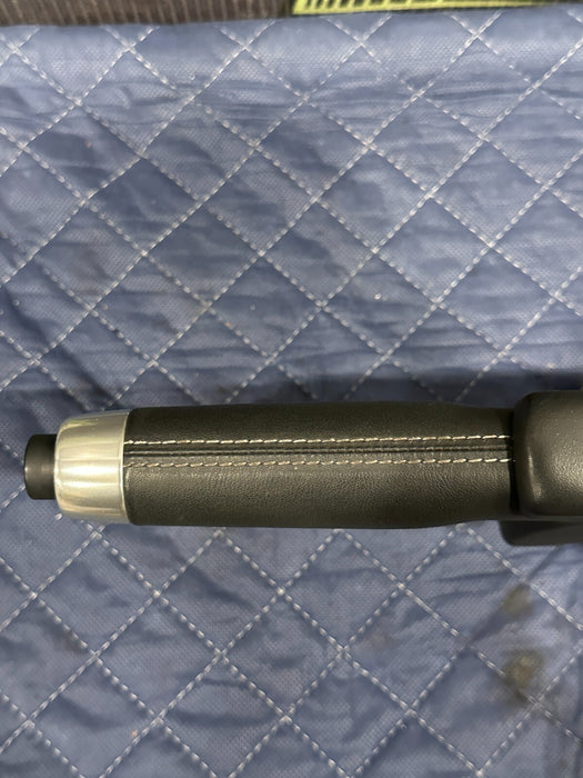 2014 AUDI R8 LEATHER EMERGENCY PARKING HAND E BRAKE PULL LEVER OEM