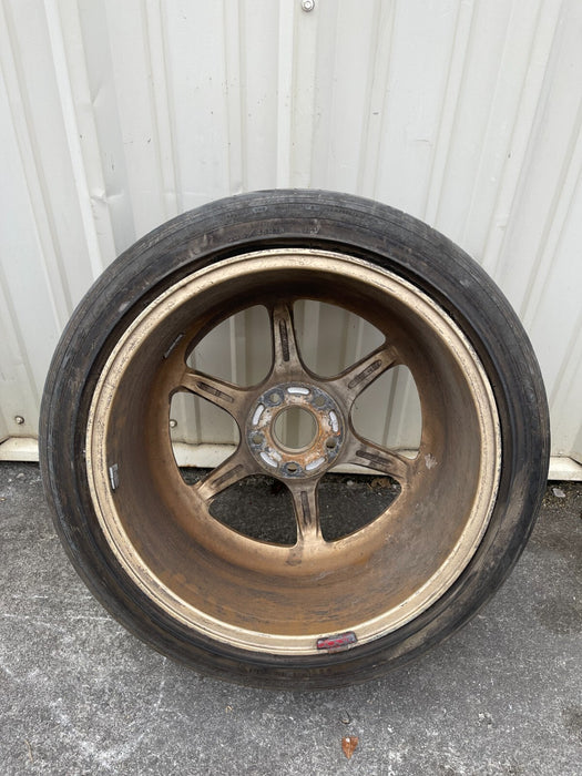 2018 NISSAN 370Z NISMO AODHAN RACING GOLD WHEEL 235/45R18 *DAMAGED*