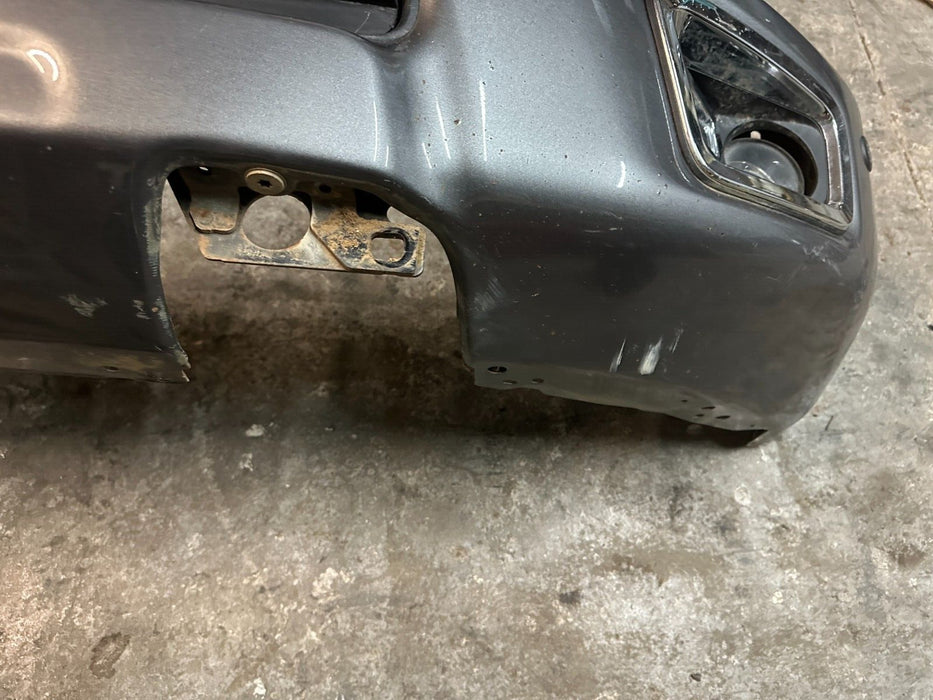 2016 2018 NISSAN TITAN XD PRO-4X GRAY METALLIC FRONT BUMPER ASSEMBLY MINOR FLAWS