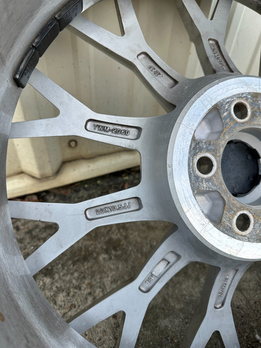 5x108 GWG Wheels 20x10.5 REARS 20x9 FRONTS FORD JAGUAR NEW NITTO TIRES