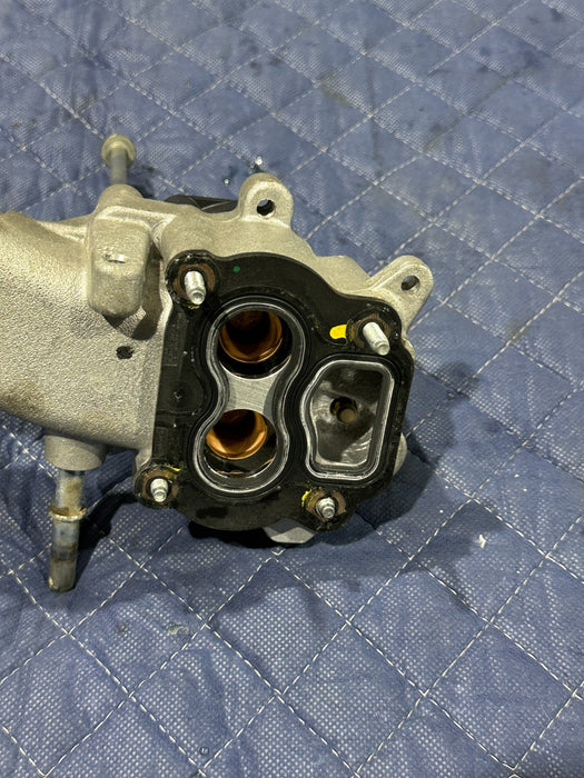 2020 FORD F250 F350 SUPERDUTY 6.7L COOLANT WATER THERMOSTAT MANIFOLD OEM 55K