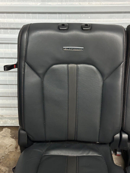 2020 2021 2022 FORD F250 F350 F450 PLATINUM REAR SEATS BLACK LEATHER OEM *READ*