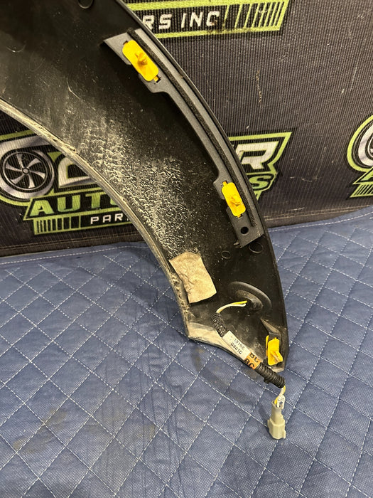 2019 FORD F150 3.5L RAPTOR FRONT LEFT FENDER FLARE MOULDING OEM *SCUFFS 3-4*