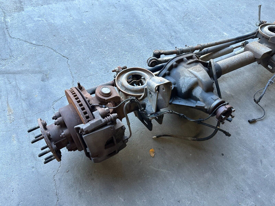 2012 RAM 3500 DUALLY DRW FRONT AXLE ASSEMBLY 4X4 32K MILES 4.10 RATIO 2010 2011