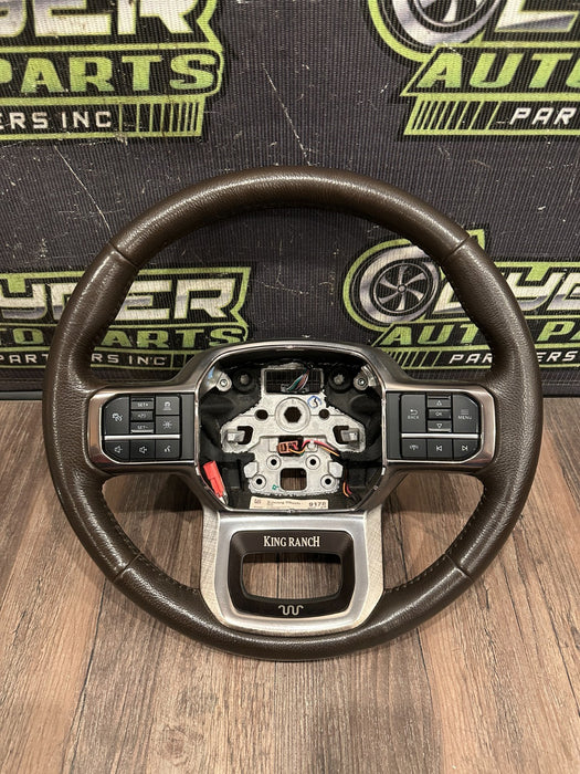 2023 2024 2025 FORD F250 F350 F450 STEERING WHEEL W ADAPTIVE/STEERING CC OEM
