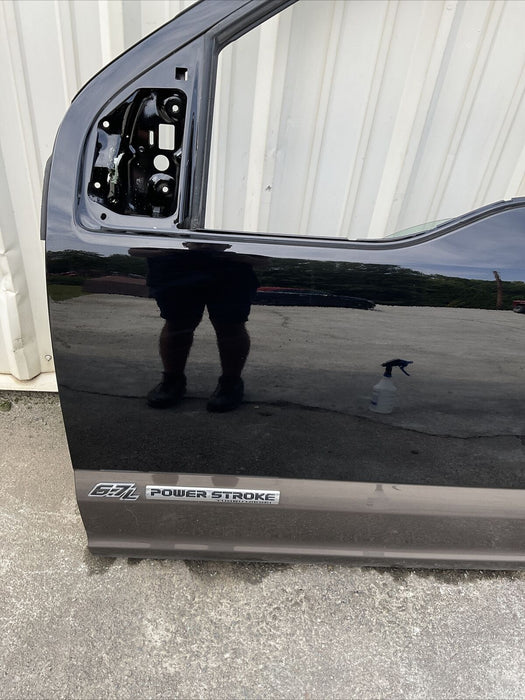2017-2022 FORD F250 F350 F450 BLACK (G1,H5) FRONT DRIVER LEFT DOOR OEM
