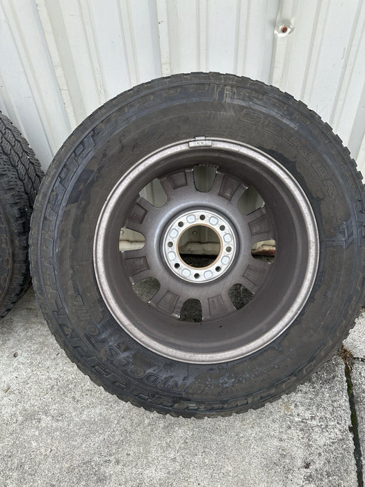 2024 FORD F250 KING RANCH OEM WHEELS RIMS TIRES 20X8 LT275/65/R20 PC3C 1007 BA