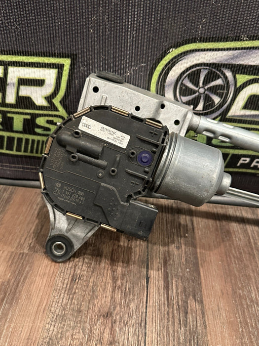 2017 AUDI R8 RIGHT WINDSHIELD WIPER MOTOR LINKAGE OEM