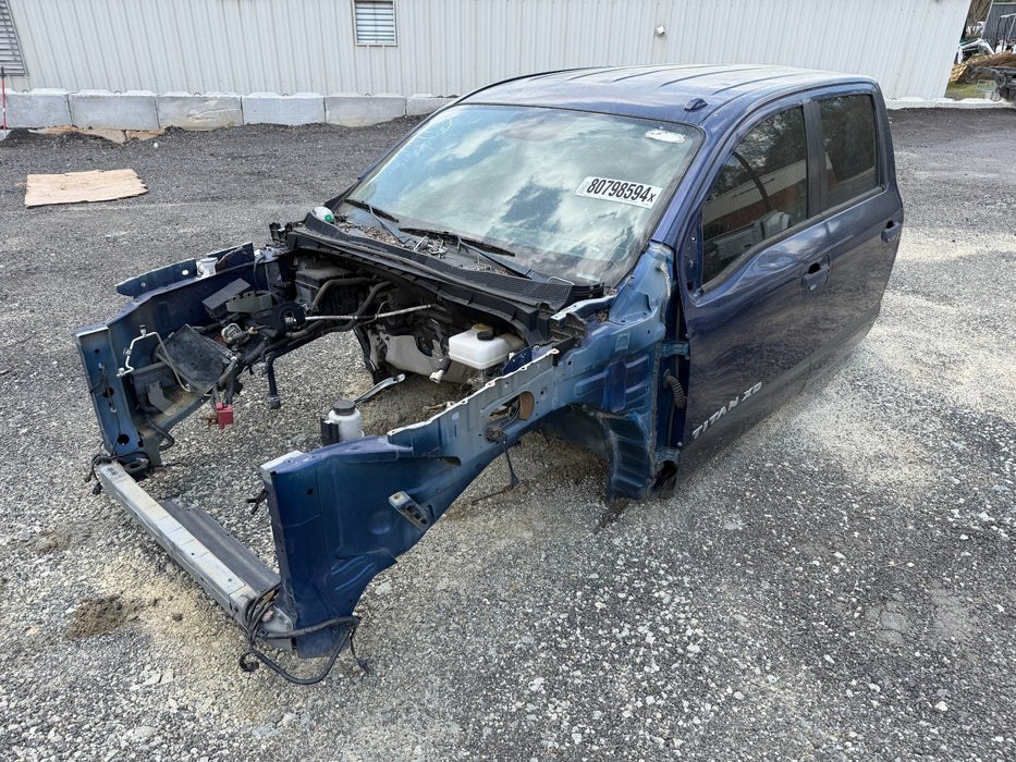 2016-2019 NISSAN TITAN XD CAB SHELL CREW CAB WITH DOORS