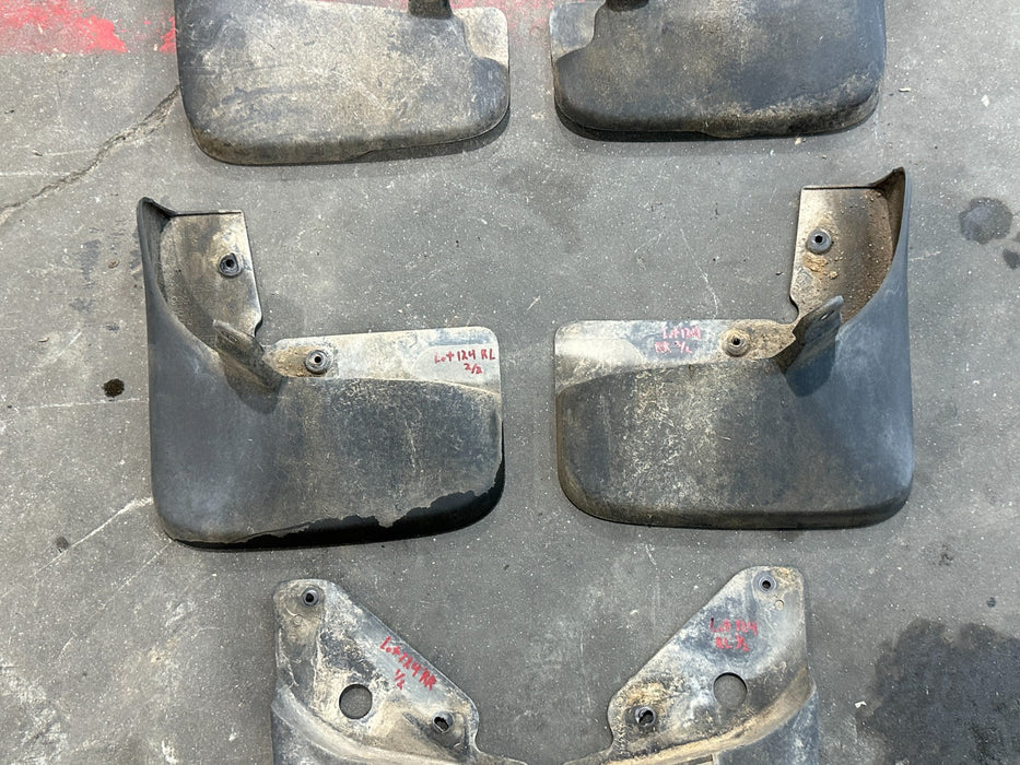2017 NISSAN TITAN XD PRO 4X FRONT REAR MUD FLAPS SPLASH SHIELD SET OEM