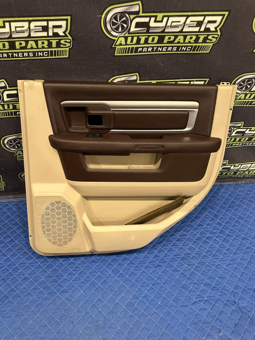 2015 DODGE RAM 2500 SLT REAR RIGHT BROWN DOOR PANEL OEM