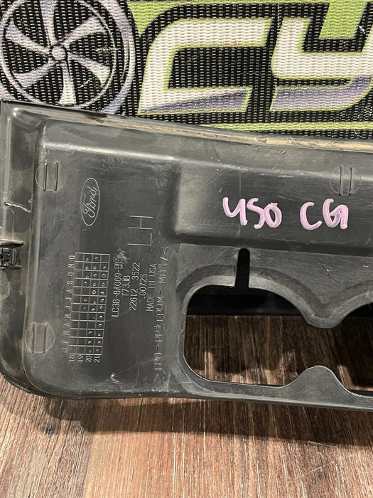 2020-2022 FORD F250 F350 F450 FRONT LEFT TOW HOOK SURROUND DEFLECTOR TRIM OEM