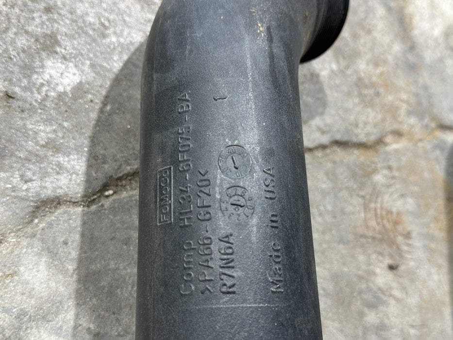 2019 FORD F150 RAPTOR 3.5L INTERCOOLER HOSE W BOOT OEM HL34-6F075-BA