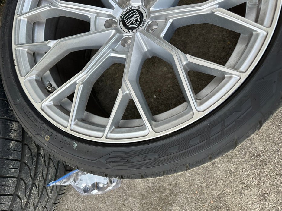 5x108 GWG Wheels 20x10.5 REARS 20x9 FRONTS FORD JAGUAR NEW NITTO TIRES