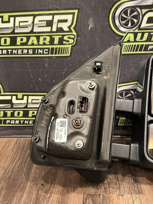 2023-2024 FORD F350 PASSENGER RIGHT CHROME CAP TOW MIRROR W CAMERA OEM